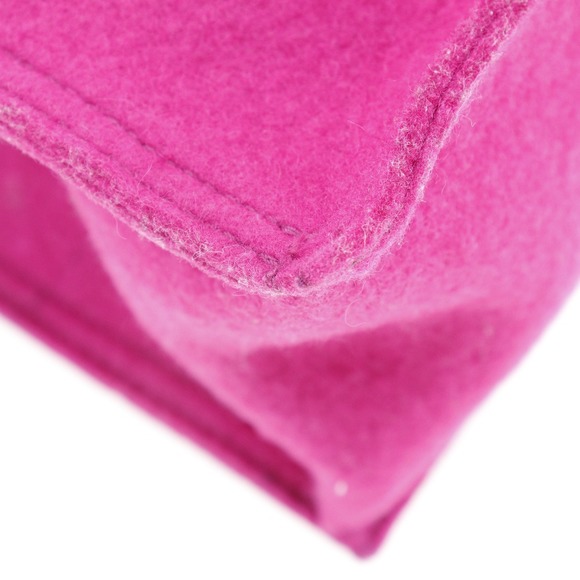 SAINT LAURENT Tote Bag Felt x Leather Pink - Picture 4 of 9